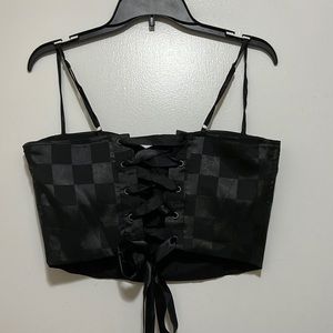 Bustier Crop Corset Tank